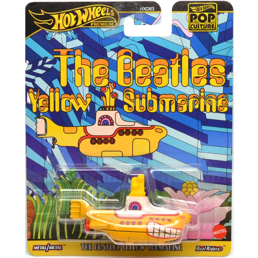 Amazon | HOT WHEELS POP CULTURE SERIES THE BEATLES YELLOW